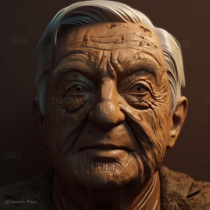 George Soros 4 stl model for CNC